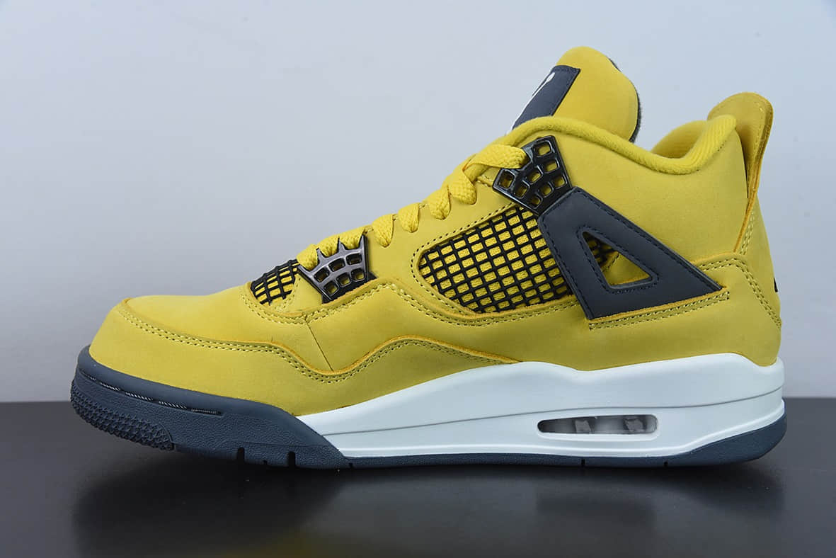 乔丹Air Jordan 4 Retro LightningAJ4 电母黄闪电男子文化篮球鞋纯原版本 货号:CT8527-700
