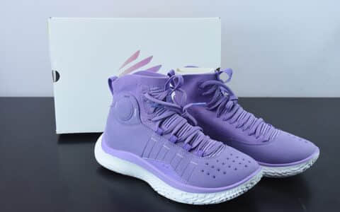 安德玛库里Under Armour Curry 4 安德玛库里4代紫罗兰色高帮篮球鞋纯原版本 货号:3024861-500