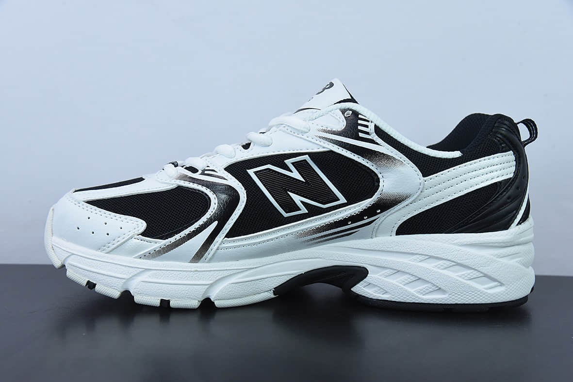 新百伦New Balance 530系列黑白熊猫复古休闲慢跑鞋纯原版本 货号: MR530SJ