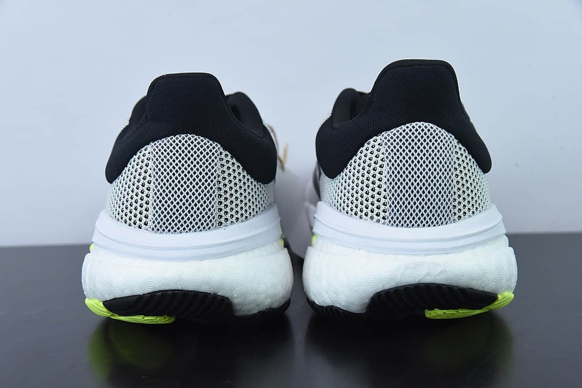 阿迪达斯Adidas Solar Glide 5 阿迪灰黑绿随心畅跑系列透气缓震爆米花跑鞋纯原版本 货号：GX5472