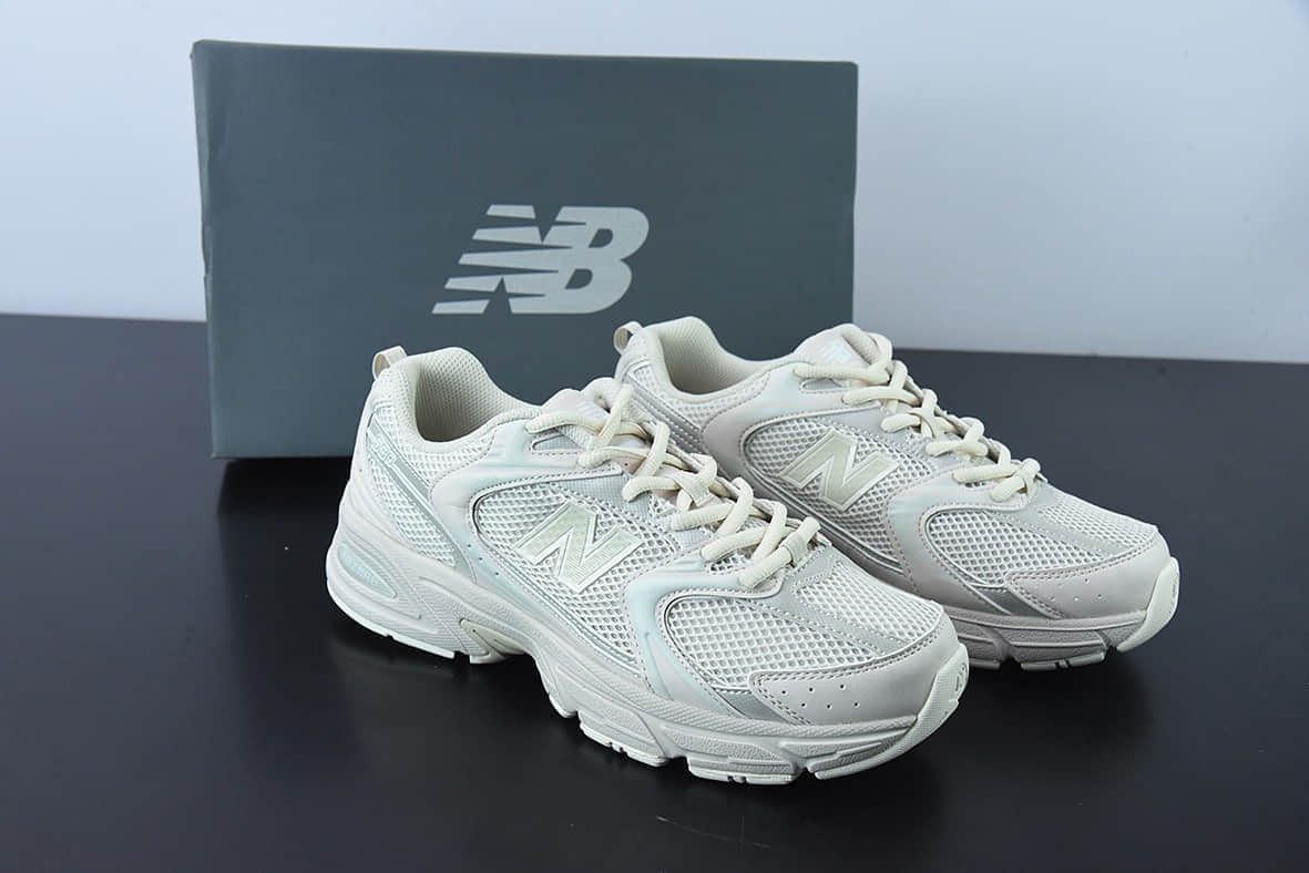 新百伦New Balanc 530系列浅奶茶色复古休闲慢跑鞋纯原版本 货号:MR530AA1