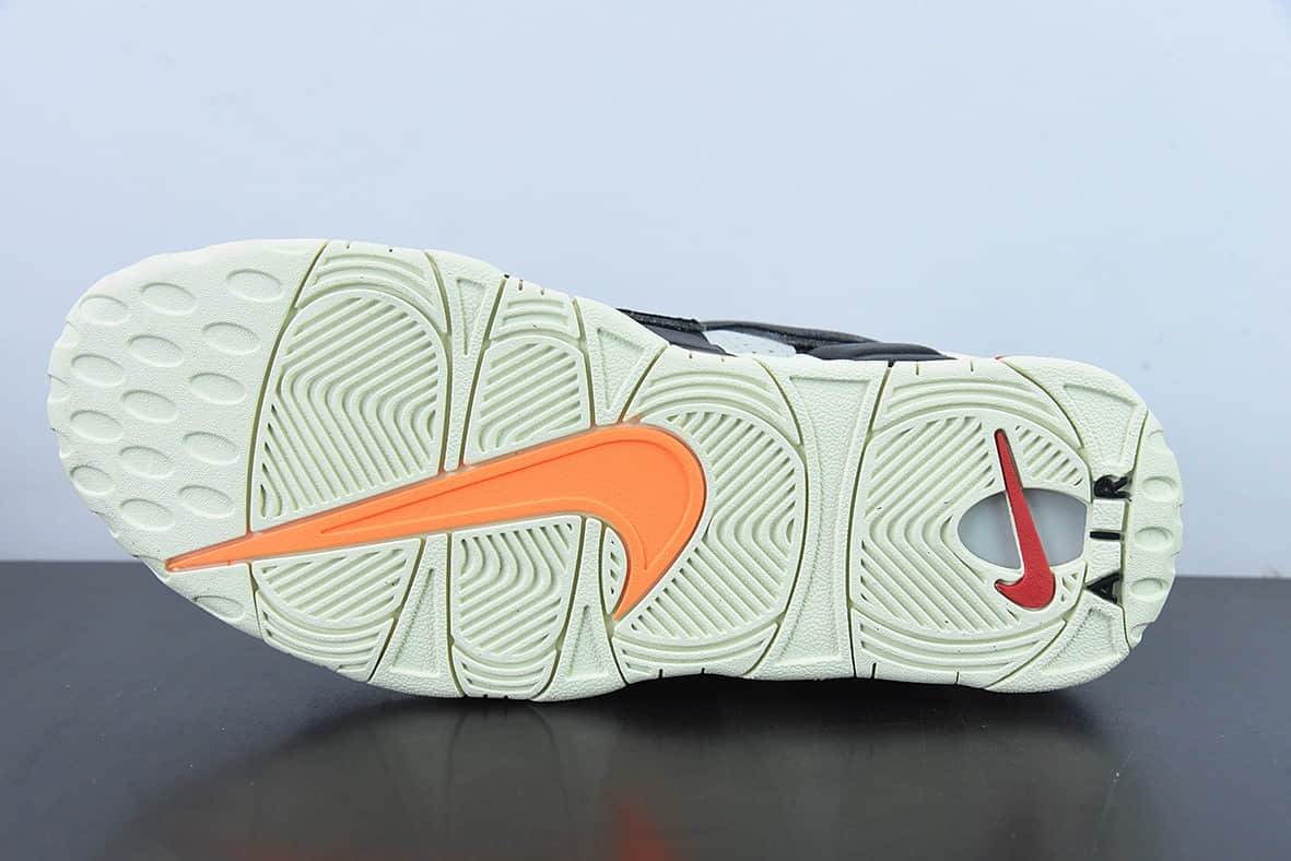 耐克Nike Air More Uptempo 皮蓬大AIR复古灰黑橙篮球鞋纯原版本 货号:DX3360-001