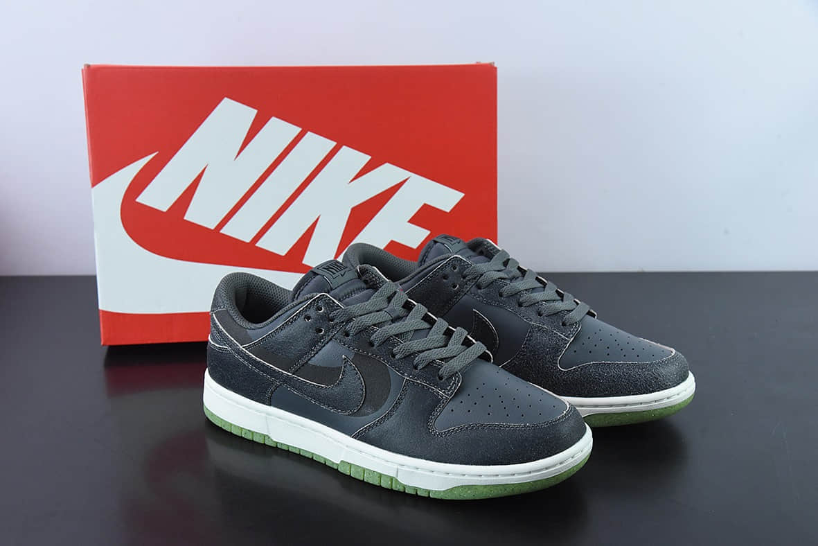耐克Nike SB Dunk LowIron Grey碳灰双钩3M扣篮系列低帮休闲运动滑板板鞋纯原版本 货号:DQ7681-001