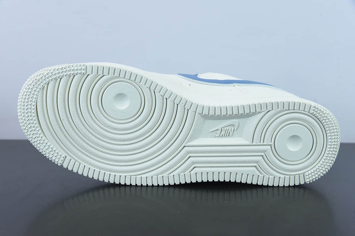 耐克Nike Air Force 1 '07 Low 白蓝金帆布空军一号低帮休闲板鞋纯原版本 货号:MN5696-209