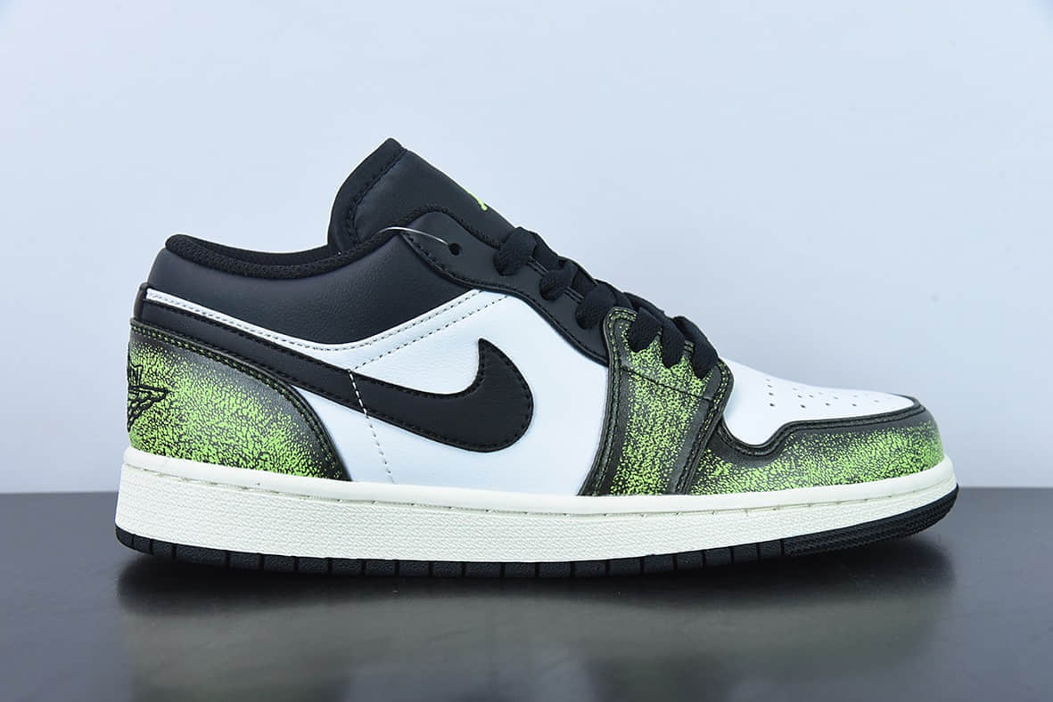 乔丹Air Jordan 1 Low Wear Away AJ1 乔1森林绿低帮复古休闲板鞋纯原版本 货号:DN3705-003
