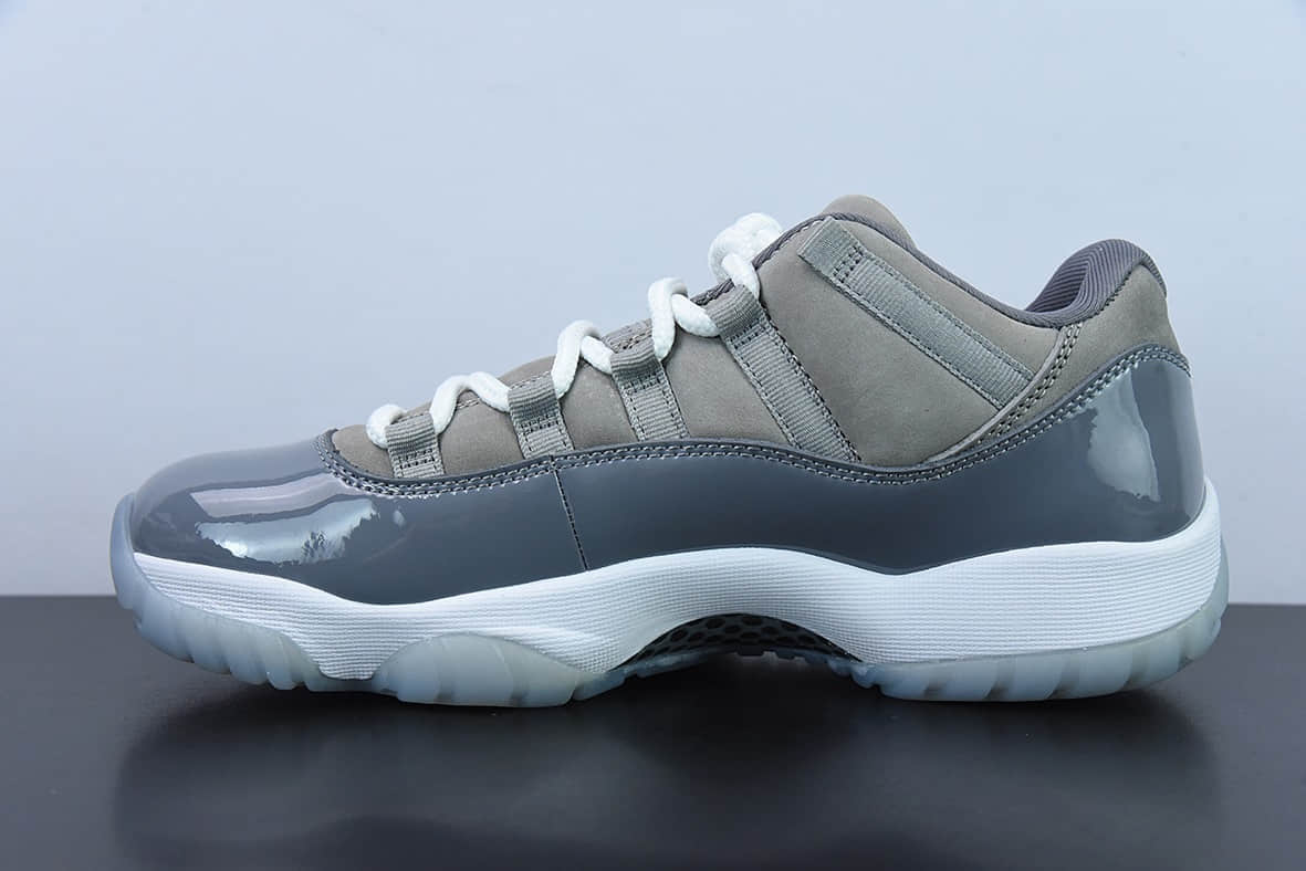 乔丹Air Jordan 11 Retro Low AJ11酷灰低帮篮球鞋纯原版本 货号:528895-003
