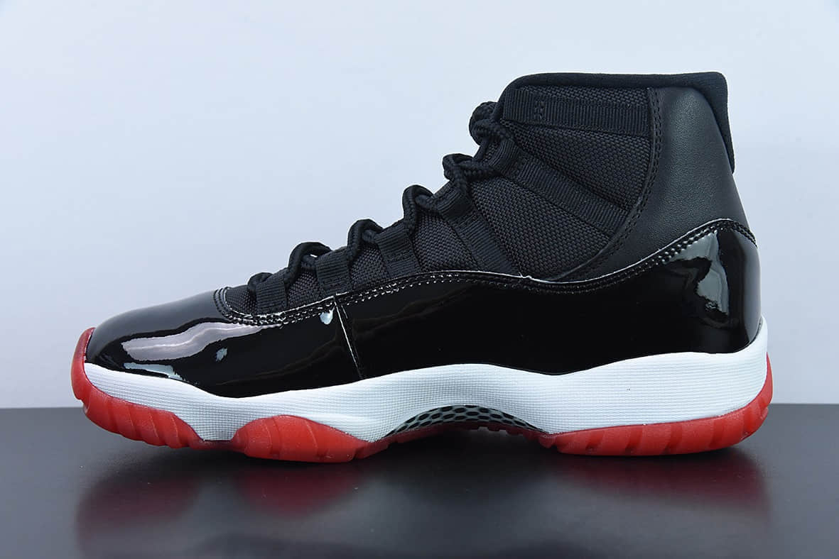 乔丹Air Jordan 11 Bred AJ11黑红高帮篮球鞋纯原版本 货号:378037-061