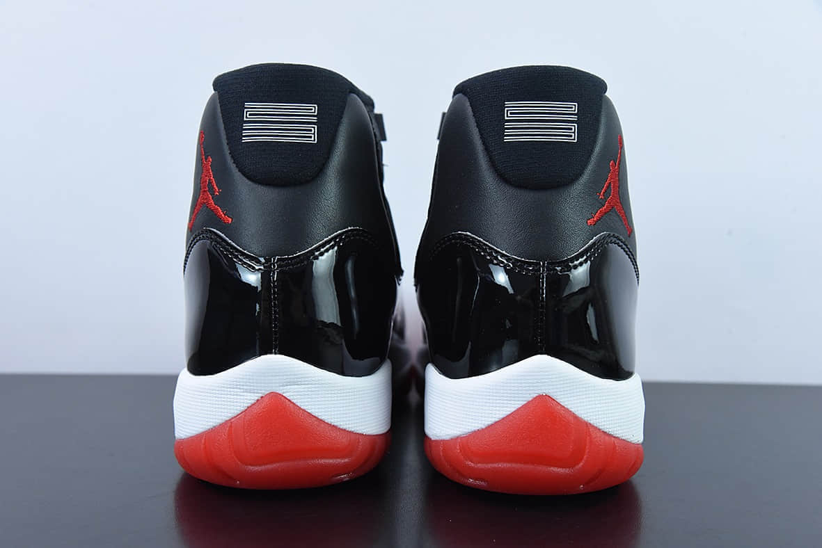 乔丹Air Jordan 11 Bred AJ11黑红高帮篮球鞋纯原版本 货号:378037-061