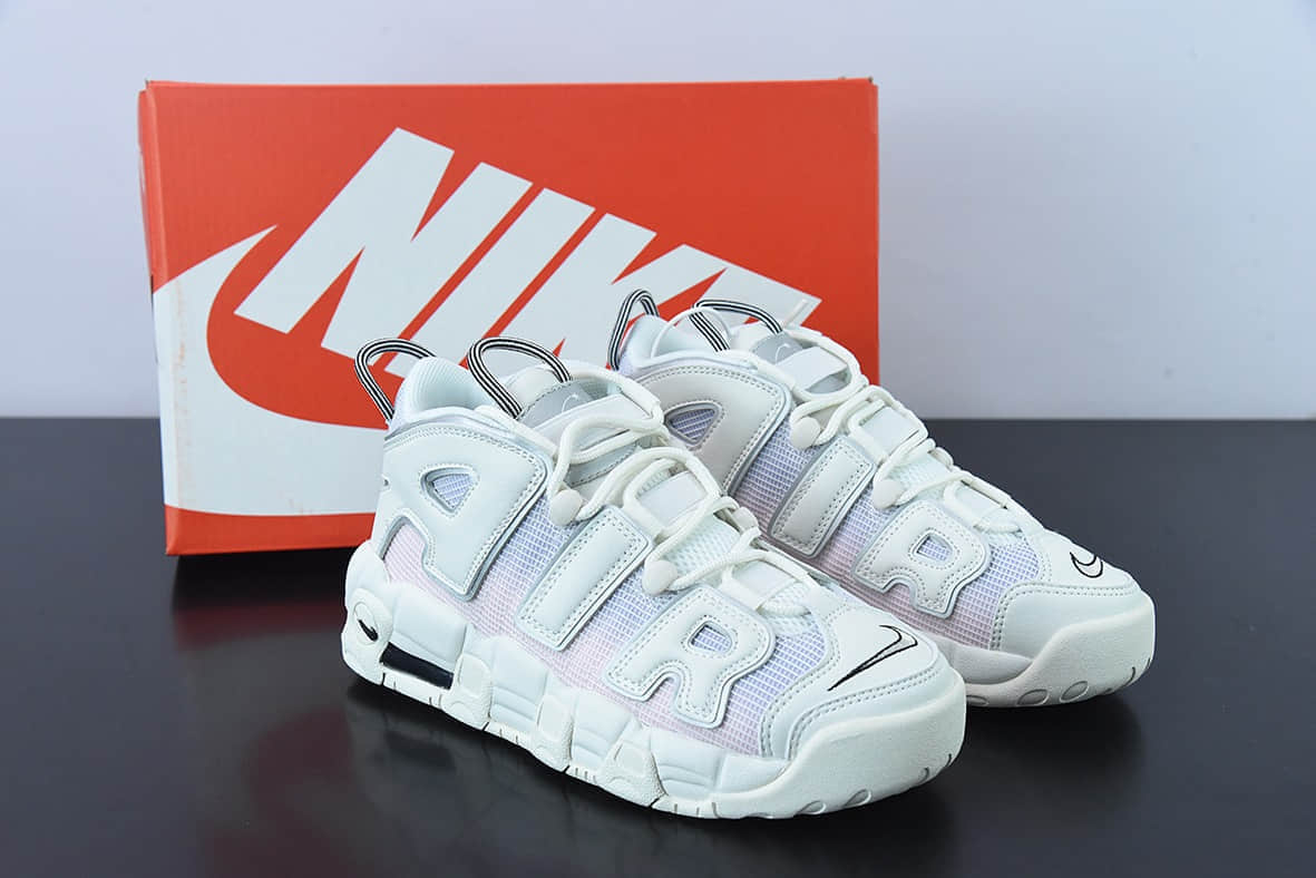 耐克Nike Air More Uptempo 96 QS 皮蓬初代系列梦幻粉紫渐变经典高街百搭休闲运动文化篮球鞋纯原版本 货号： DQ0514-100