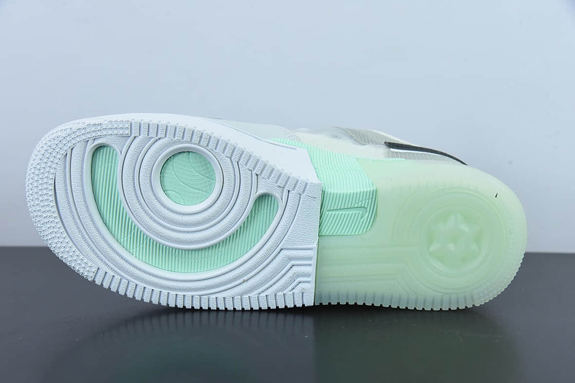 耐克Nike Air Force 1 Low 灰绿双勾解构空军一号低帮运动休闲百搭板鞋纯原版本 货号:DM0573-001