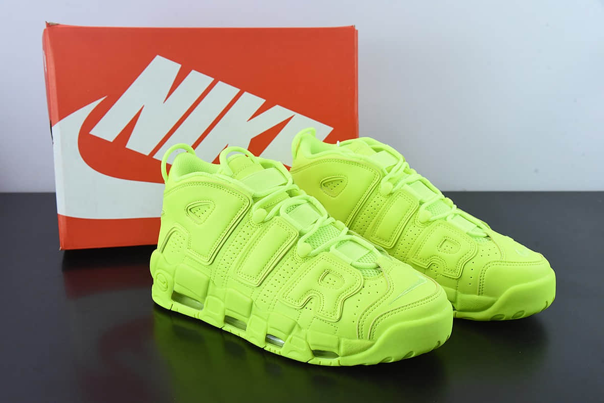 耐克Air More Uptempo 96 QS 荧光绿皮蓬初代系列经典高街百搭休闲运动文化篮球鞋纯原版本 货号:DX1790-700