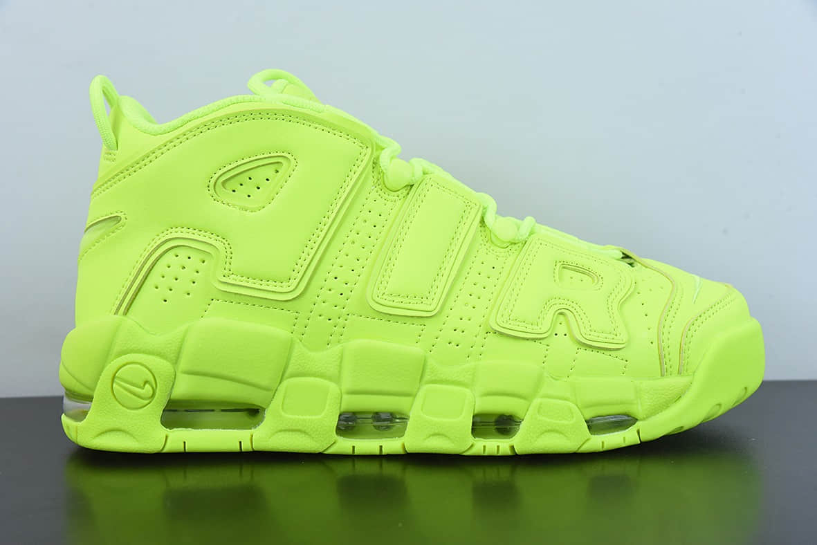 耐克Air More Uptempo 96 QS 荧光绿皮蓬初代系列经典高街百搭休闲运动文化篮球鞋纯原版本 货号:DX1790-700