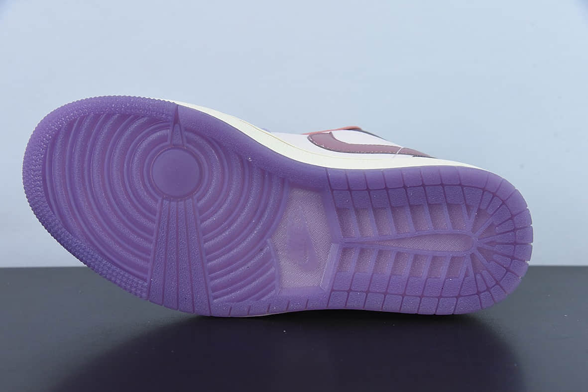 乔丹Air Jordan 1 LowEaster乔1 AJ1粉紫彩蛋复活节低帮休闲板鞋纯原版本 货号:DZ2768-651