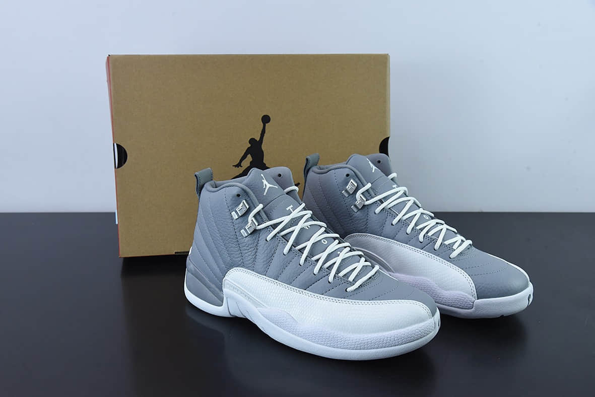 乔丹Air Jordan 12 Stealth AJ12 乔12酷灰高帮篮球鞋纯原版本 货号:CT8013-015