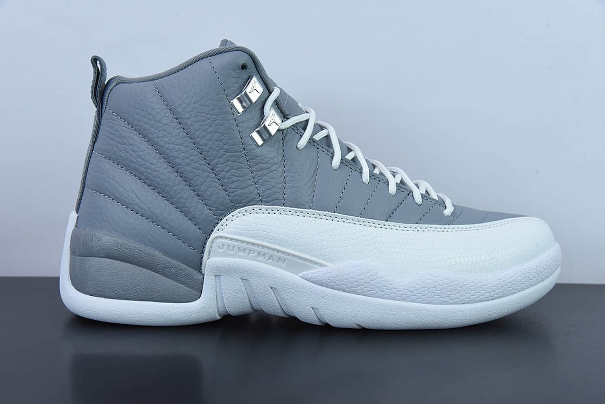 乔丹Air Jordan 12 Stealth AJ12 乔12酷灰高帮篮球鞋纯原版本 货号:CT8013-015