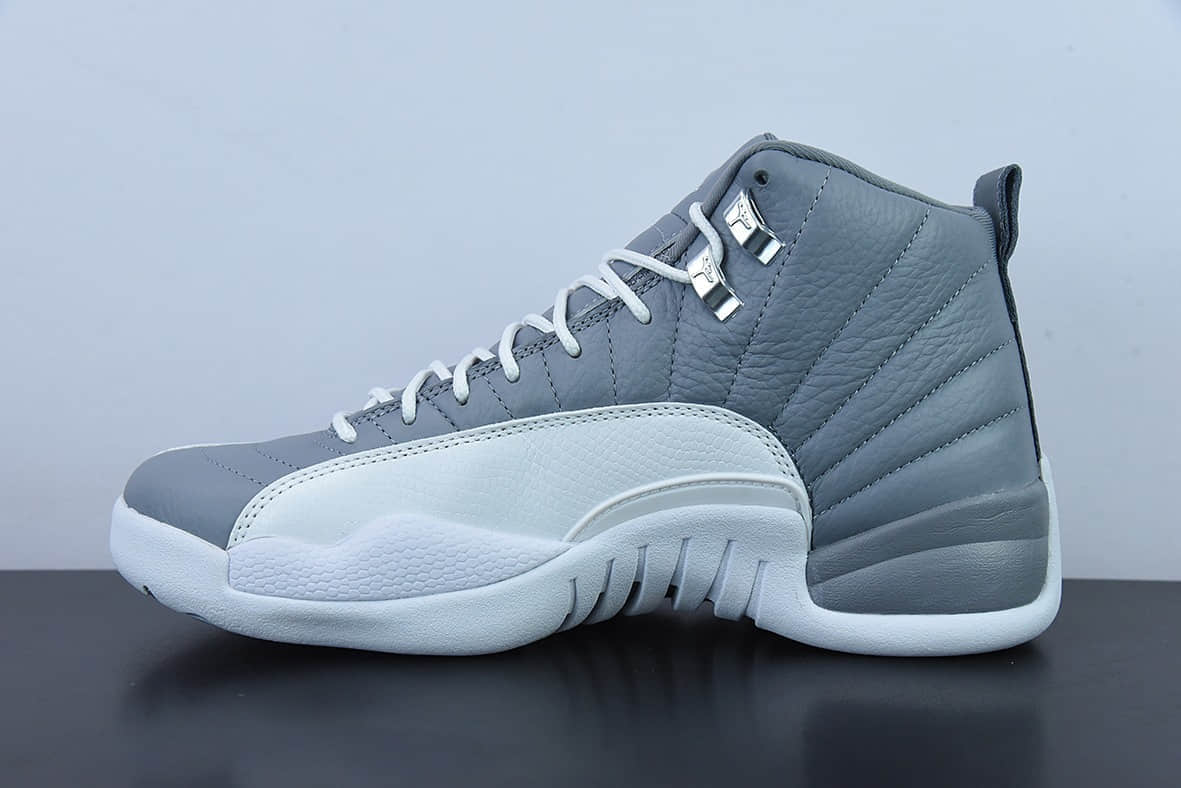 乔丹Air Jordan 12 Stealth AJ12 乔12酷灰高帮篮球鞋纯原版本 货号:CT8013-015