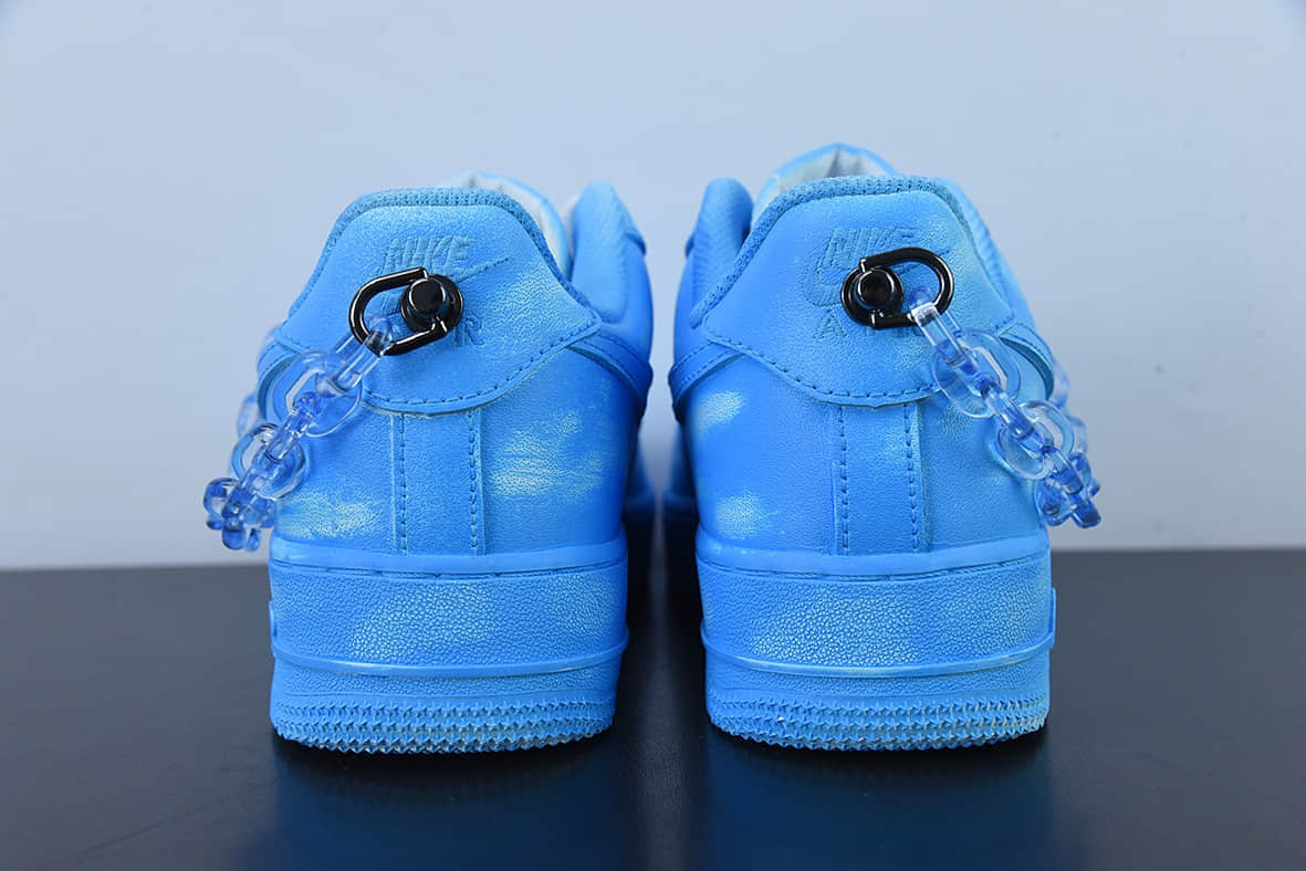 耐克Nike Air Force 1 Low 浸染酒精蓝链条刮刮乐空军一号低帮休闲板鞋纯原版本 货号:DD8959-100