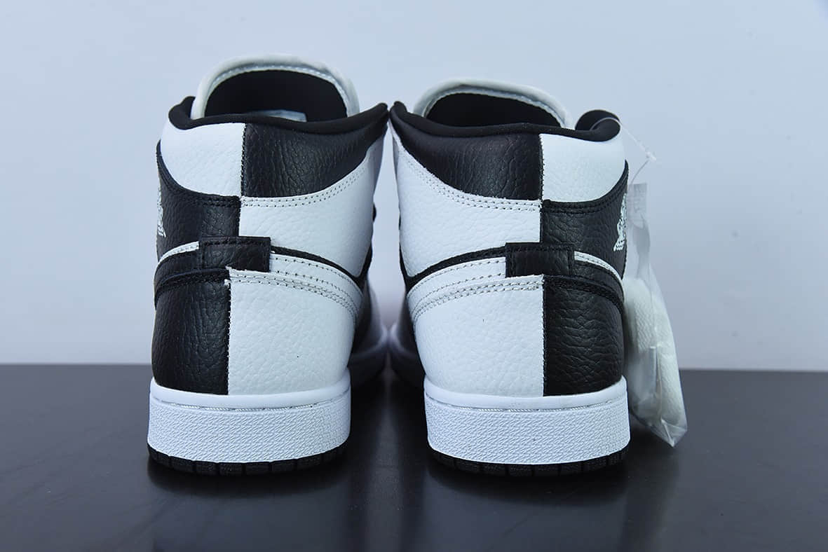 乔丹Air Jordan 1 Mid “AJ1黑白阴阳中帮篮球鞋纯原版本 货号：DR0501-101