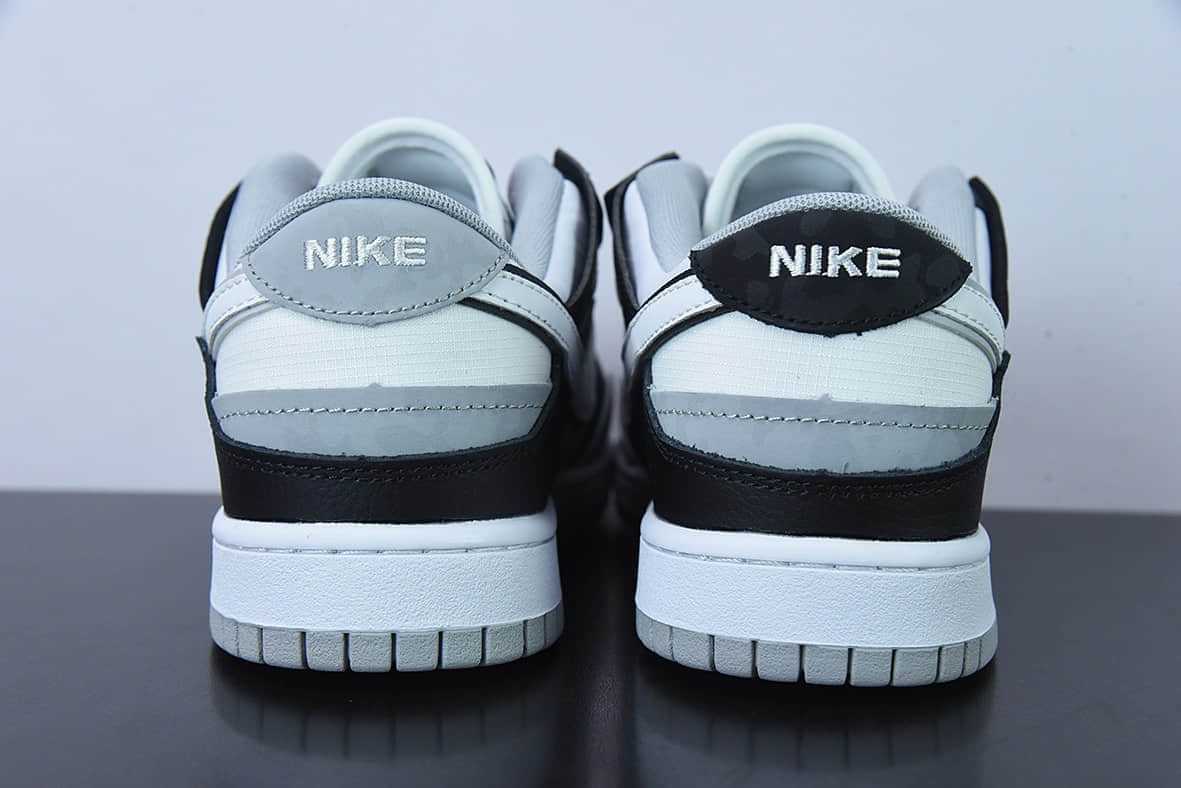 耐克Nike SB Dunk Scrap LowWolf Grey白狼灰黑柠檬黄缝合怪扣篮系列低帮经典百搭休闲运动板鞋纯原版本 货号:DC9723-001