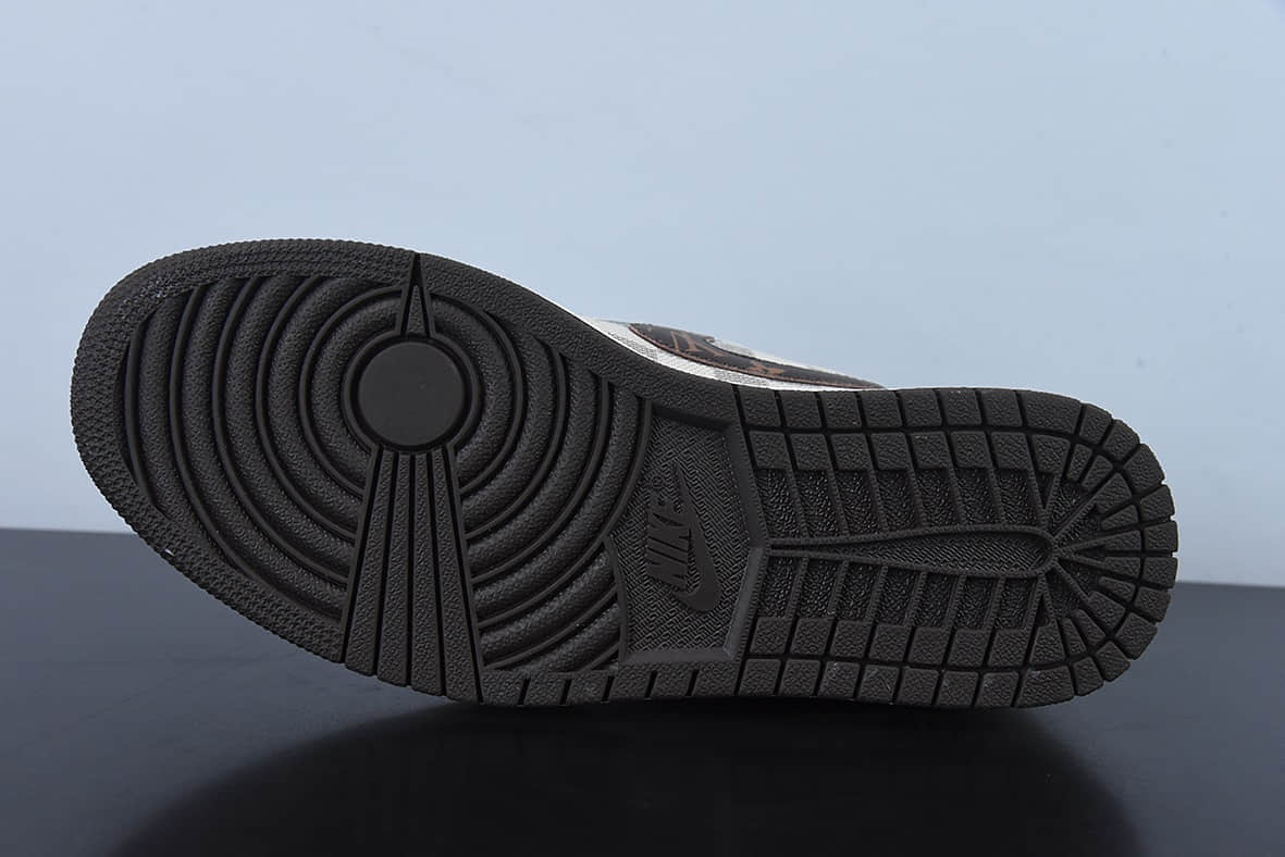 乔丹Air Jordan Louis Vuitton x Travis Scott x Air Jordan 1 Low OG SPDamier AzurBrownLV MonogramTS联名老花格子经典低帮文化百搭休闲运动篮球鞋纯原版本 货号:LK0221