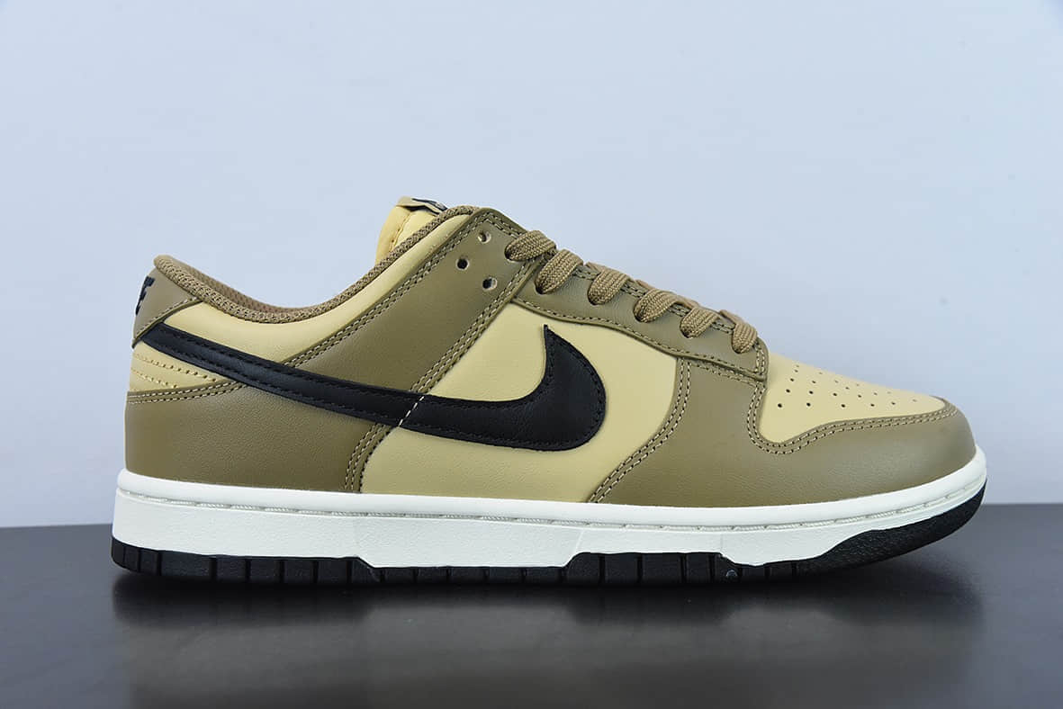 耐克Nike SB Dunk Low “Dark Driftwood”棕黑低帮休闲滑板鞋纯原版本 货号:DD1503-200