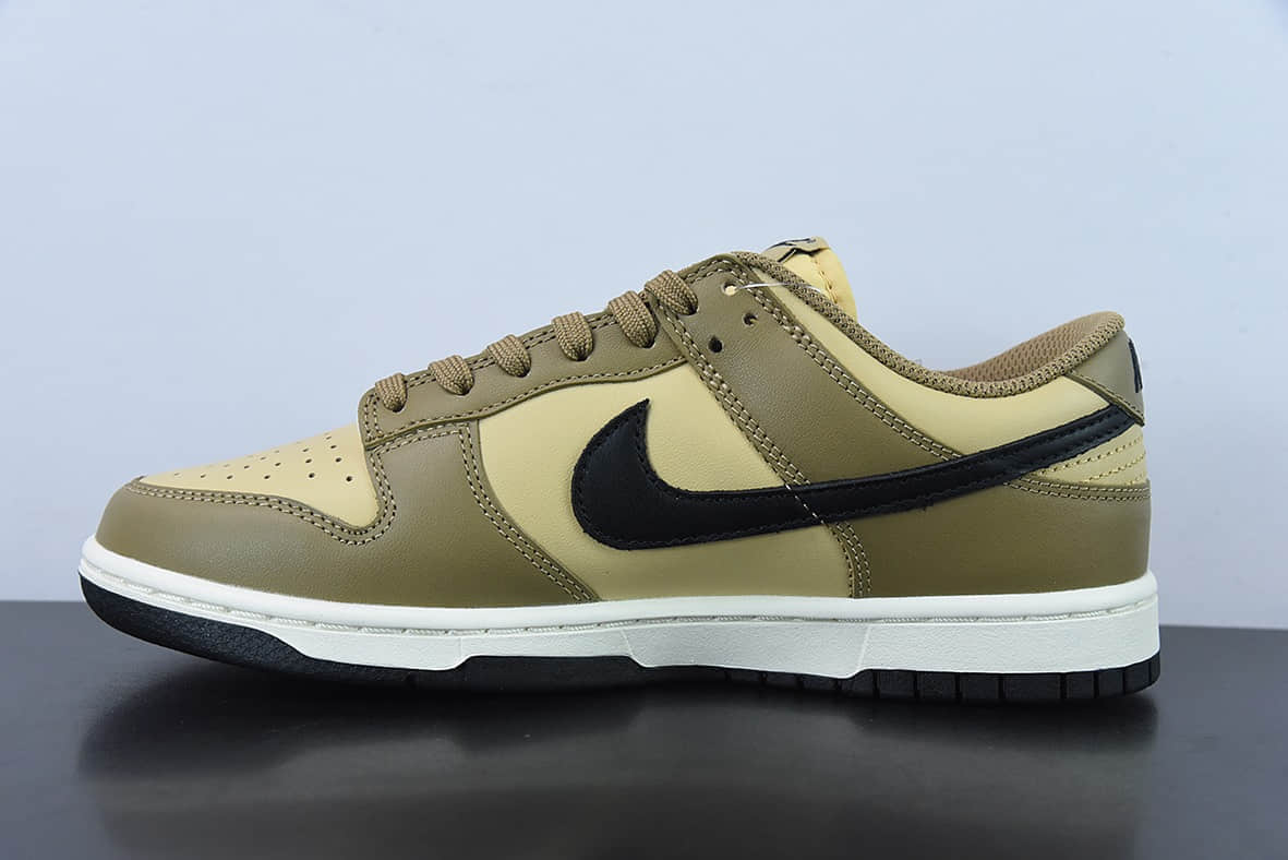耐克Nike SB Dunk Low “Dark Driftwood”棕黑低帮休闲滑板鞋纯原版本 货号:DD1503-200