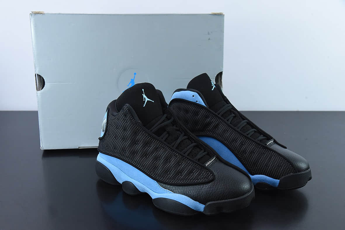 乔丹Air Jordan 13 XIIIBlackUniversity BlueAJ13“黑北卡蓝3M反光篮球鞋纯原版本 货号:DJ5982-041