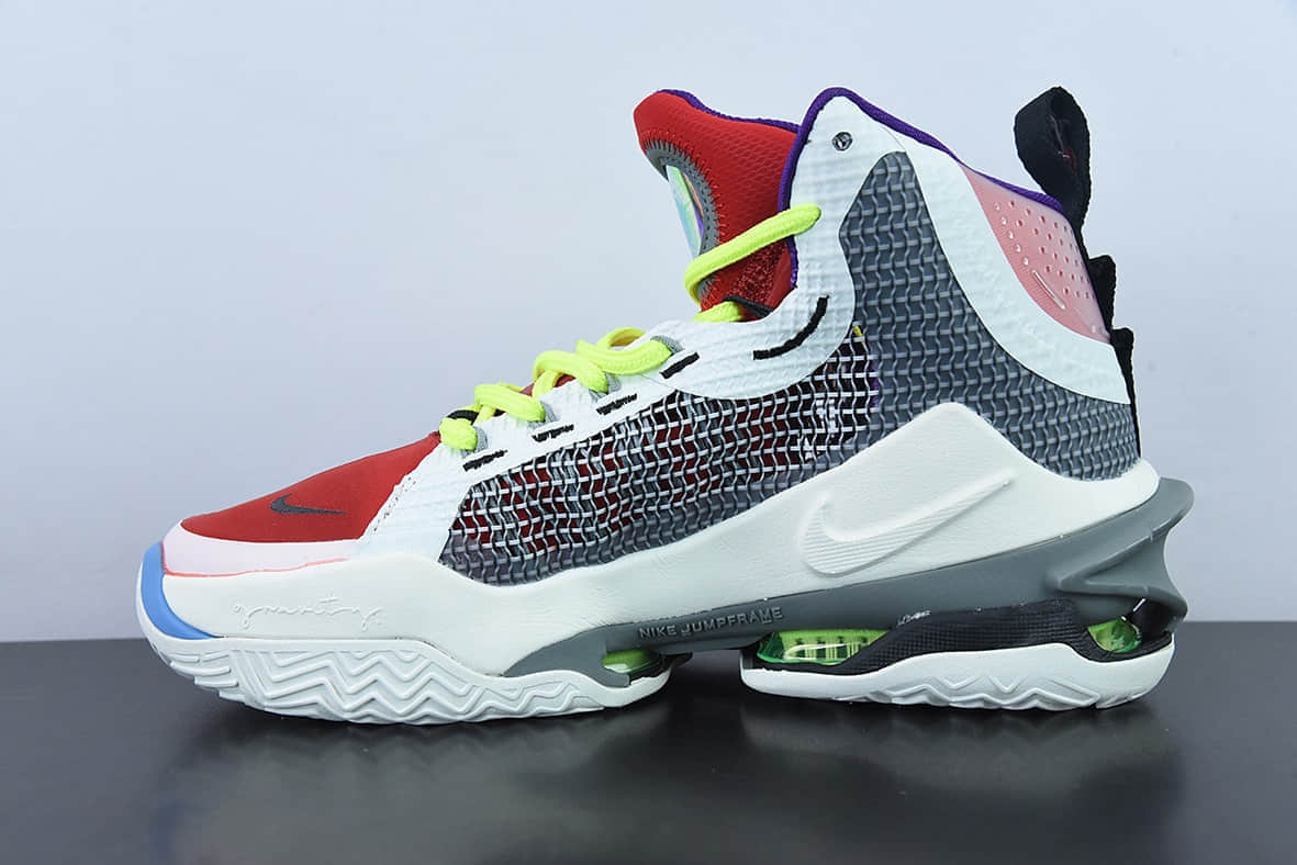 耐克Nike Air zoom G.T.Jump EP 多彩拼接实战篮球鞋纯原版本 货号:CZ9907-100