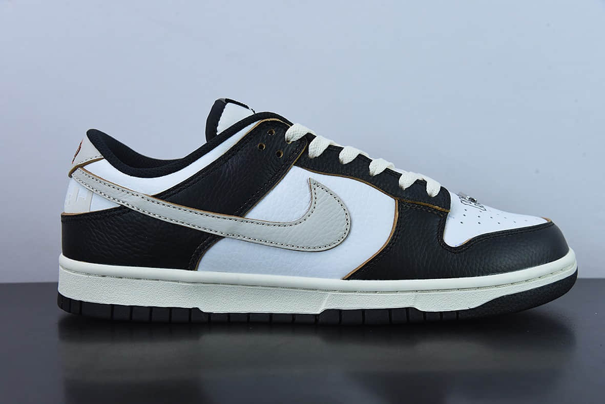 耐克Nike HUF x NK Dunk SB Low 黑白刮刮乐低帮运动休闲板鞋纯原版本 货号：FD8775-001