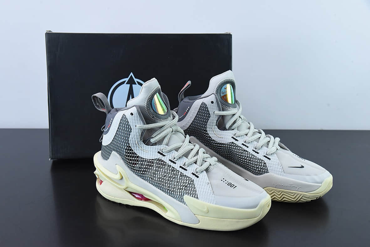 耐克Nike Air Zoom G.T.Jump EP灰白实战篮球鞋纯原版本 货号:DC9039-101