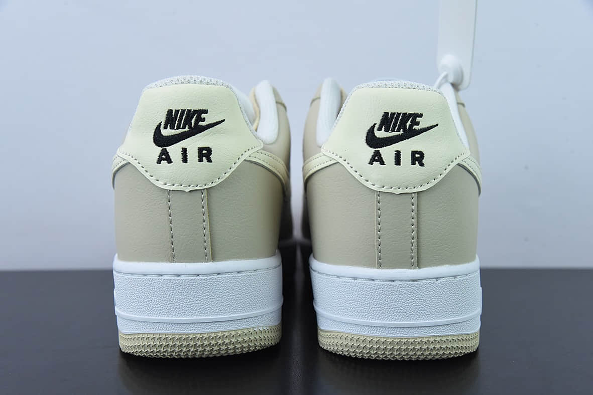 耐克Nike Air Force 1'07 Low 帆布青黄小勾空军一号低帮休闲板鞋纯原版本 货号：DZ2771-211