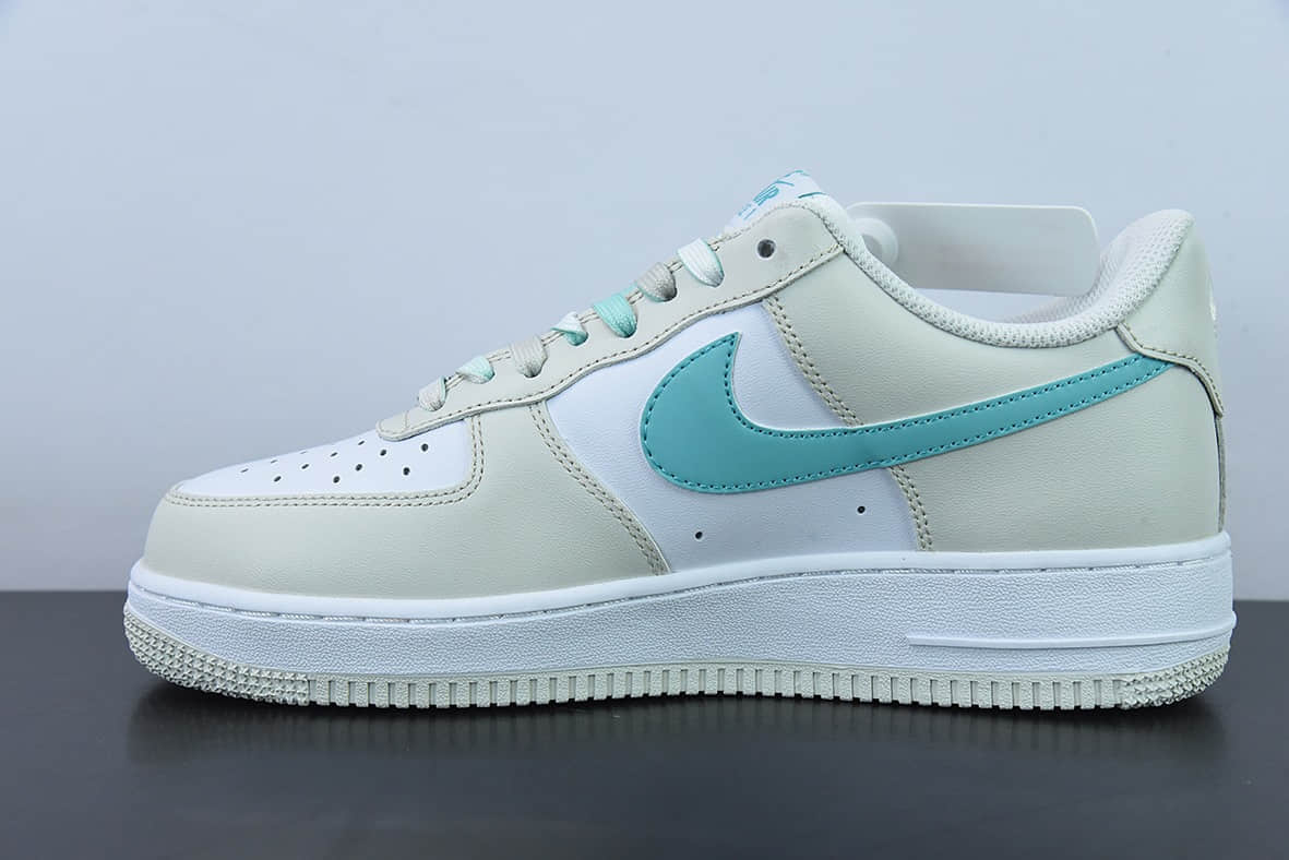 耐克Nike Air Force 1 '07 Low 奶白绿空军一号低帮运动休闲板鞋纯原版本 货号:LZ6699-555