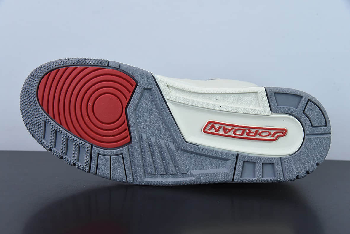 乔丹Air Jordan 3 Retro Muslin AJ3米白棉布低帮篮球鞋纯原版本 货号:DH7139-100