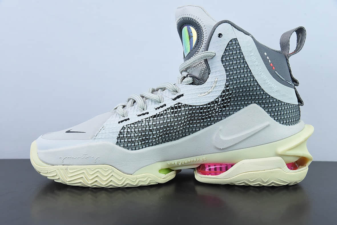 耐克Nike Air Zoom G.T.Jump EP灰白实战篮球鞋纯原版本 货号:DC9039-101