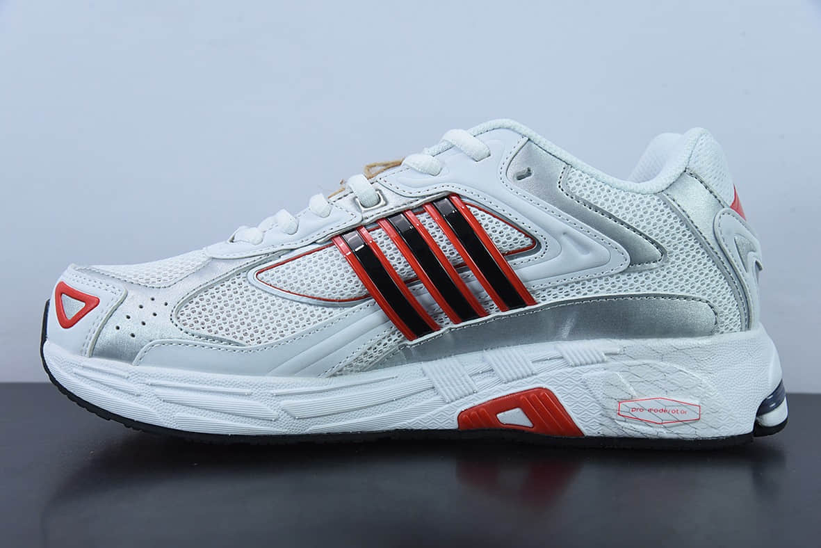 阿迪达斯adidas originals Response CL白银黑红响应CL系列老爹风复古透气缓震休闲运动慢跑鞋纯原版本 货号：GX2506
