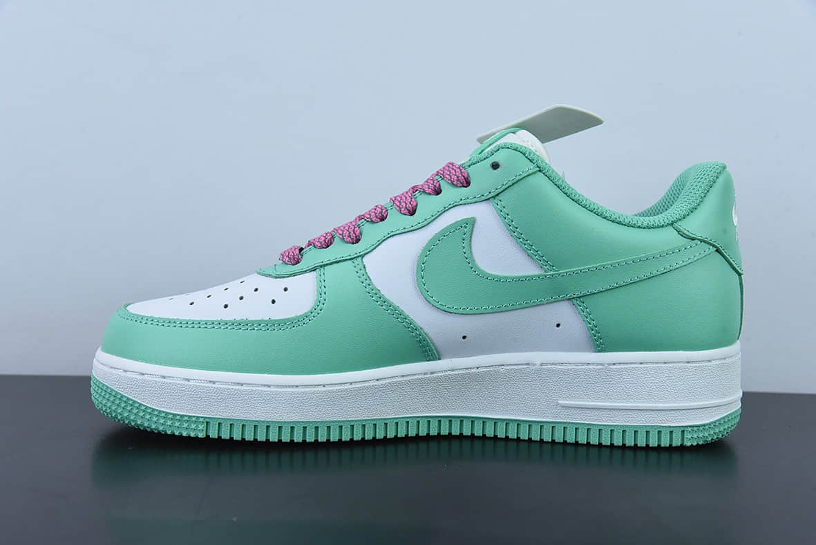 耐克NIke Air Force 1 '07 Low “蒂夫尼绿迪奥联名”空军一号低帮休闲板鞋纯原版本 货号:BS8871-104