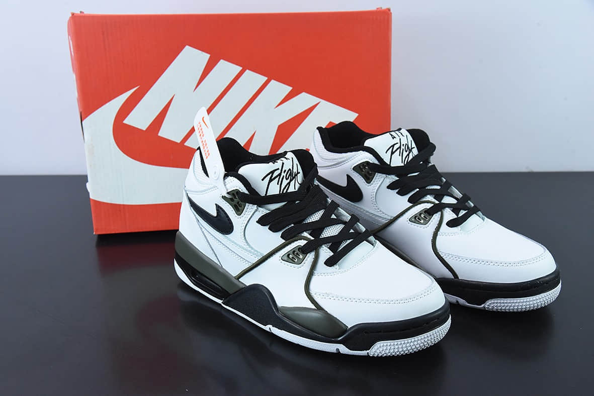 乔丹Jordan Air Flight 89系列黑白复古气垫运动篮球鞋纯原版本 货号：CJ5390-101