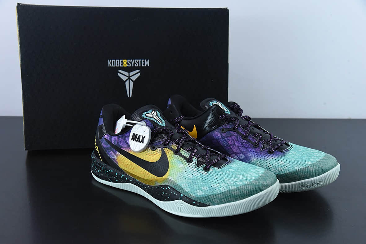 科比Kobe Nk Kobe 8 SYSTEM 科比8代复活节彩蛋男子实战篮球鞋纯原版本 货号:555035-302