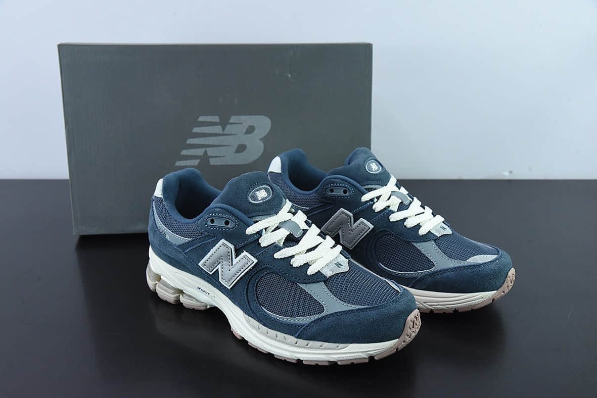 新百伦New Balance ML2002 系列深蓝复古老爹风男女休闲鞋情侣百搭慢跑鞋纯原版本 货号:M2002RHC