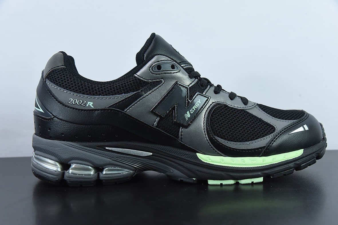 新百伦New Balance ML2002 系列黑绿复古老爹风男女休闲鞋情侣百搭慢跑鞋纯原版本 货号:M2002RLD