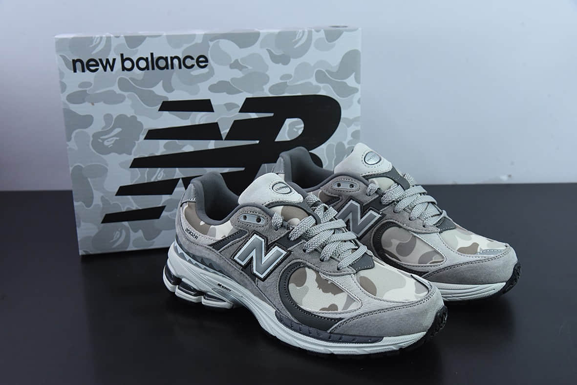 新百伦New Balance ML2002 系列迷彩灰复古老爹风男女休闲鞋情侣百搭慢跑鞋纯原版本 货号:M2002RBG