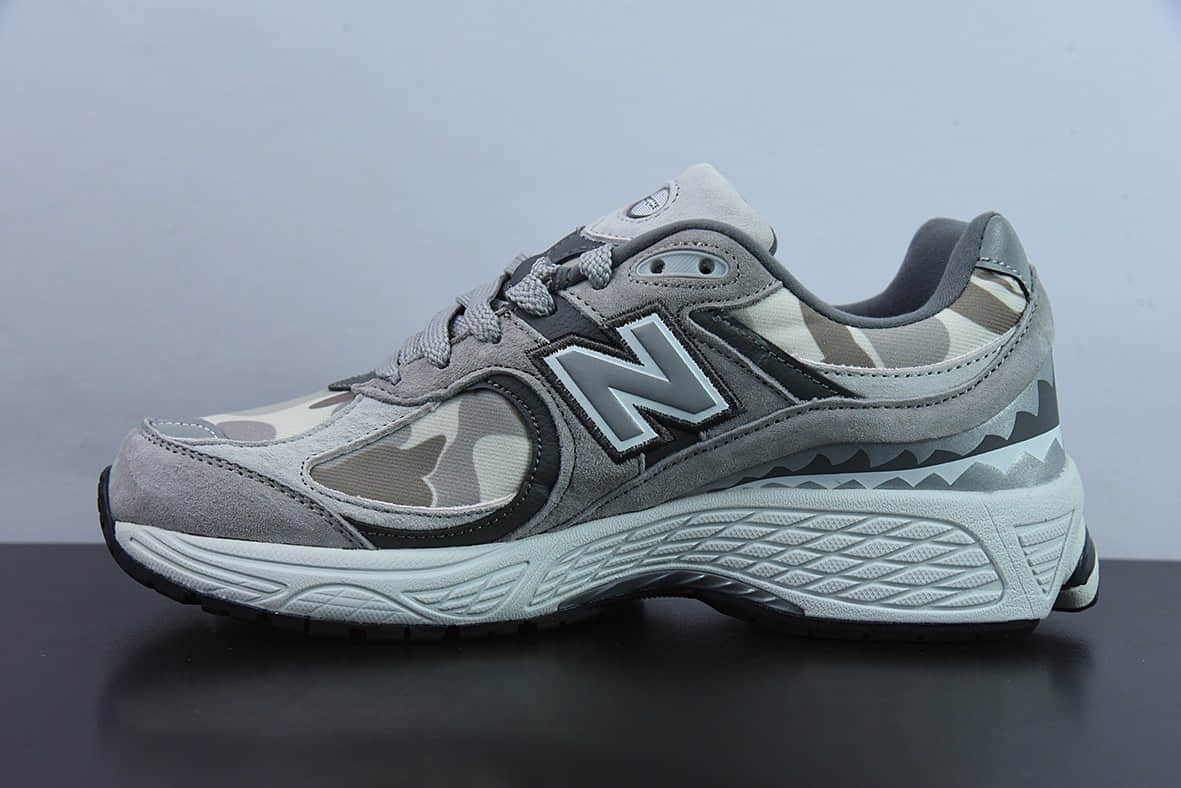 新百伦New Balance ML2002 系列迷彩灰复古老爹风男女休闲鞋情侣百搭慢跑鞋纯原版本 货号:M2002RBG