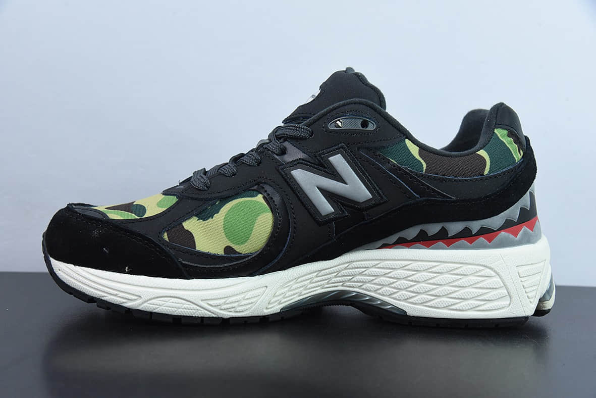 新百伦New Balance ML2002 系列迷彩黑复古老爹风男女休闲鞋情侣百搭慢跑鞋纯原版本 货号:M2002RBF