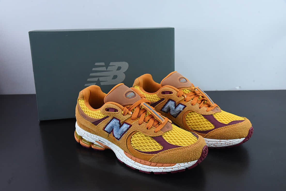 新百伦New Balance ML2002 系列桔色复古老爹风男女休闲鞋情侣百搭慢跑鞋纯原版本 货号:ML2002R1
