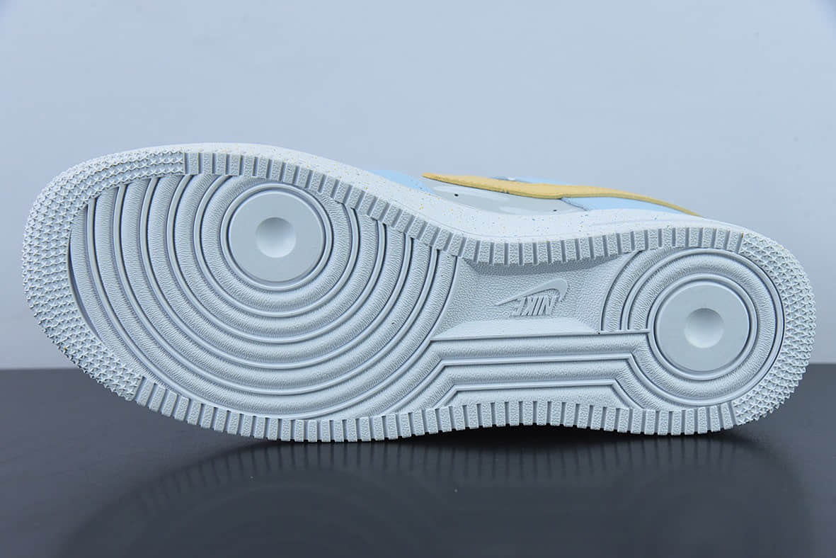 耐克Nike Air Force 1 07 LV8 创意绘画白蓝涂鸦空军一号经典低帮百搭休闲运动板鞋纯原版本 货号：CW2288-111