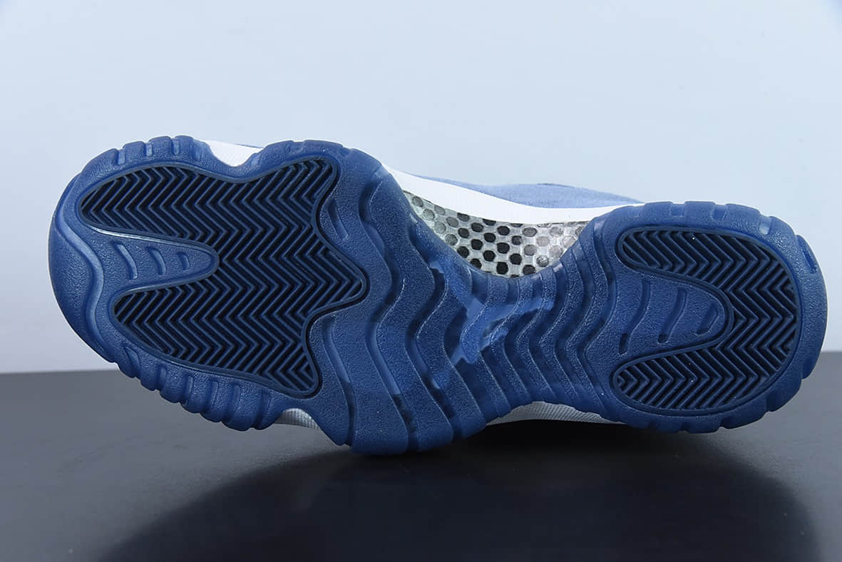 乔丹Air Jordan 11 Velvet Midnight Navy AJ11 乔11灯芯绒午夜蓝高帮篮球鞋纯原版本 货号：AR0715-441