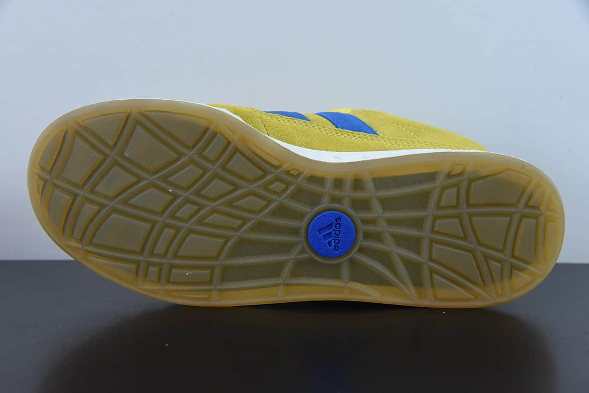 阿迪达斯Adidas Originals Adimatic LowBright Yellow马蒂奇系列黄蓝低帮鲨鱼面包鞋纯原版本 货号:GY2090