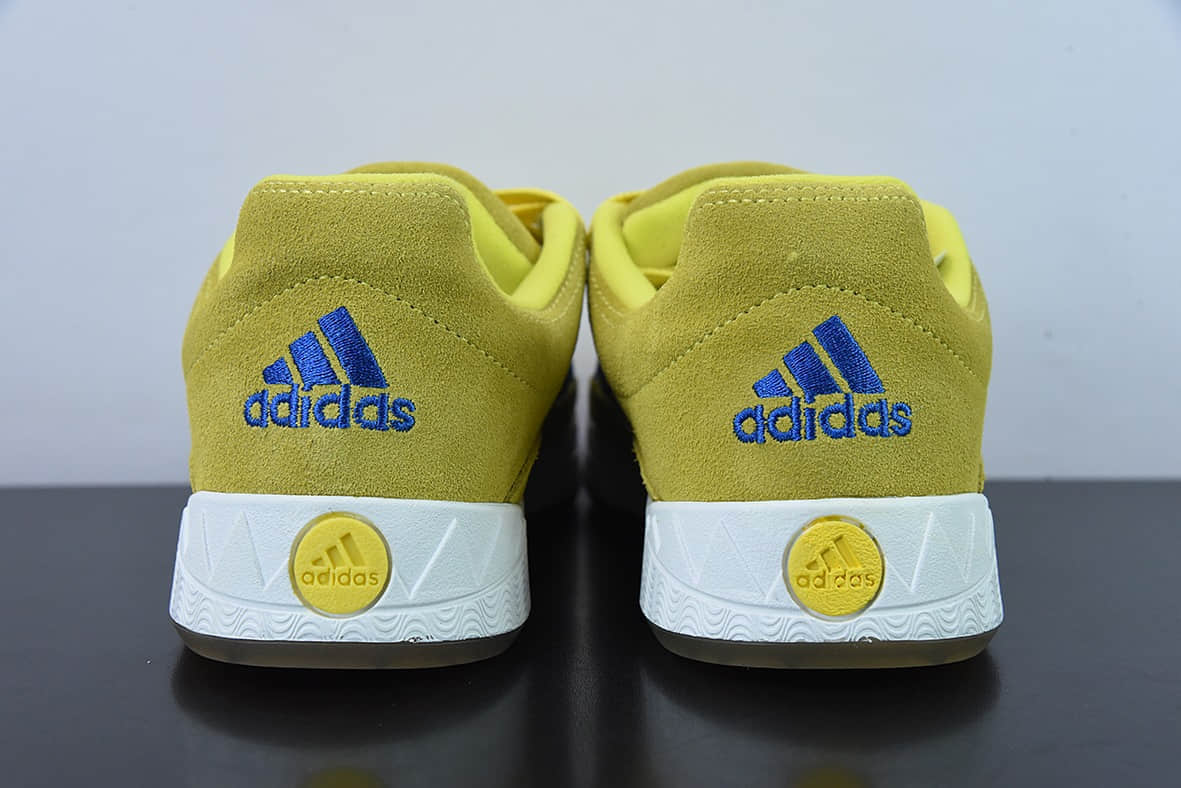 阿迪达斯Adidas Originals Adimatic LowBright Yellow马蒂奇系列黄蓝低帮鲨鱼面包鞋纯原版本 货号:GY2090