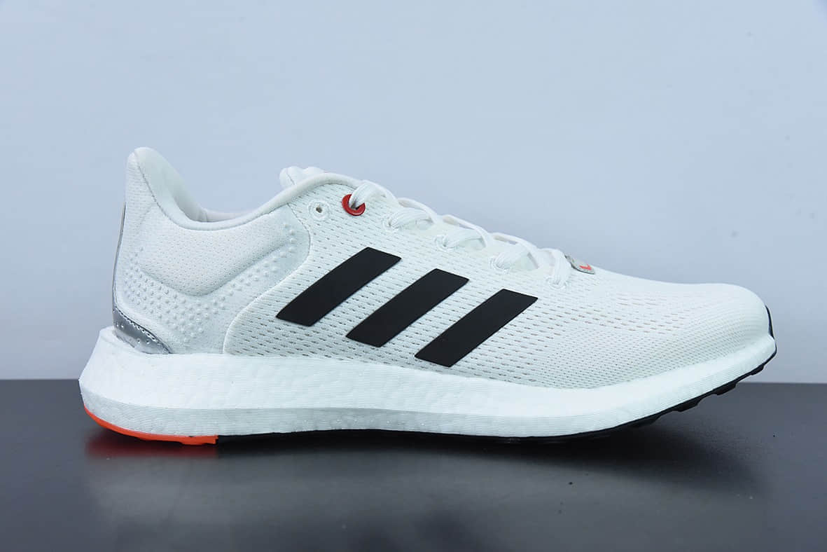 阿迪达斯Adidas Pureboost 21 PB21代黑白爆米花大底运动休闲跑步鞋纯原版本 货号:GY5099
