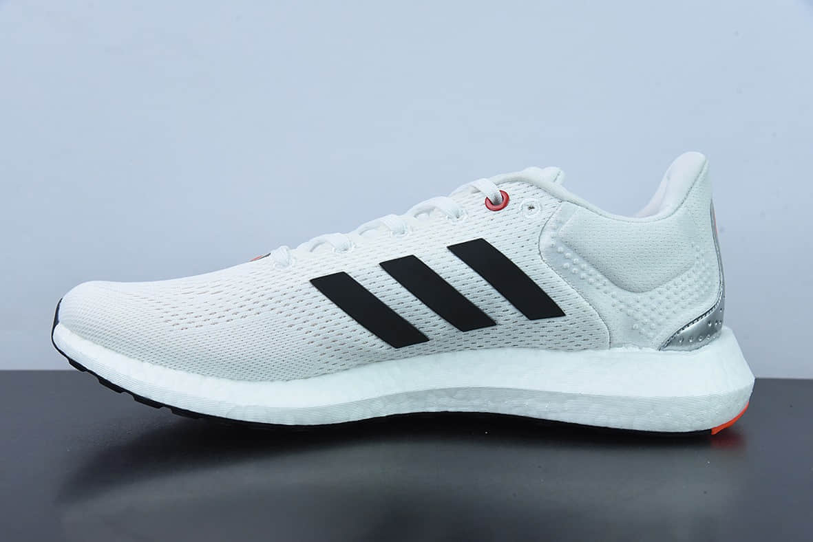 阿迪达斯Adidas Pureboost 21 PB21代黑白爆米花大底运动休闲跑步鞋纯原版本 货号:GY5099